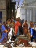 Descent from the Cross, C.1651-Eustache Le Sueur-Framed Giclee Print