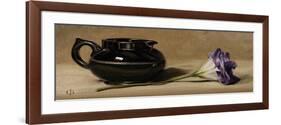 Eustoma and Jug-James Gillick-Framed Giclee Print