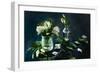 Eustoma in a Glass Jar-Dina Belenko-Framed Photographic Print