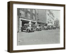 Euston Fire Station, No 172 Euston Road, St Pancras, London, 1935-null-Framed Premium Photographic Print