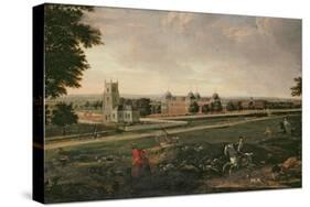 Euston Hall and Church-English School-Stretched Canvas