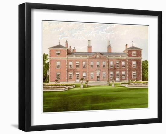 Euston Hall, Suffolk, Home of the Duke of Grafton, 1880-Benjamin Fawcett-Framed Giclee Print