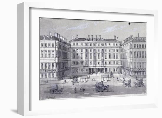 Euston Square Station, London, C1838-George Sidney Shepherd-Framed Giclee Print