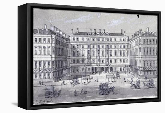 Euston Square Station, London, C1838-George Sidney Shepherd-Framed Stretched Canvas