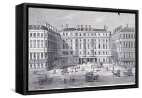 Euston Square Station, London, C1838-George Sidney Shepherd-Framed Stretched Canvas