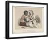 Eva and Topsy, 1852-Louisa Corbaux-Framed Giclee Print