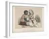 Eva and Topsy, 1852-Louisa Corbaux-Framed Giclee Print