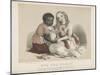 Eva and Topsy, 1852-Louisa Corbaux-Mounted Giclee Print