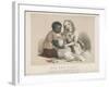 Eva and Topsy, 1852-Louisa Corbaux-Framed Giclee Print