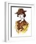 Eva Braun, German mistress of Adolf Hitler, 1912-45-Neale Osborne-Framed Giclee Print