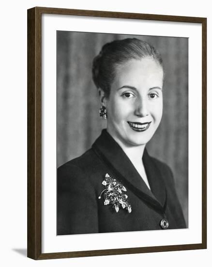 Eva Duarte De Peron, Wife of Argentine President Juan Domingo Peron-null-Framed Photo