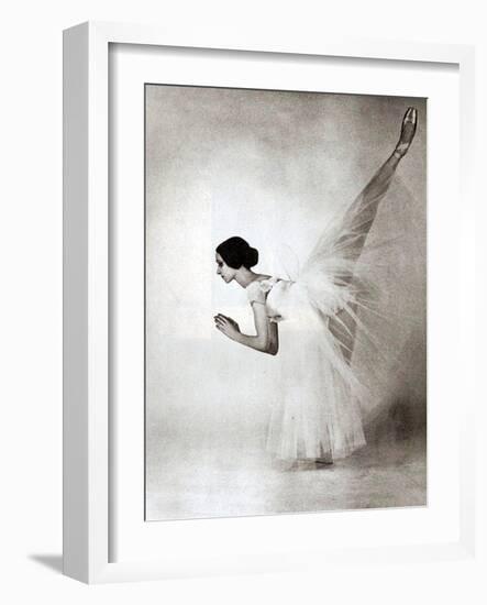 Eva Evdokimova, American Dancer from Bulgarian Origins, Danced with Rudolfnoureev During 15 Years-null-Framed Photo