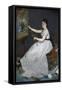 Eva Gonzales by Edouard Manet-Edouard Manet-Framed Stretched Canvas