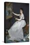 Eva Gonzales by Edouard Manet-Edouard Manet-Stretched Canvas