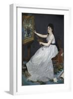 Eva Gonzales by Edouard Manet-Edouard Manet-Framed Giclee Print