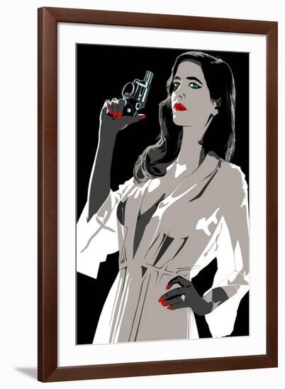 Eva Green - I've Been Especially Bad-Emily Gray-Framed Giclee Print