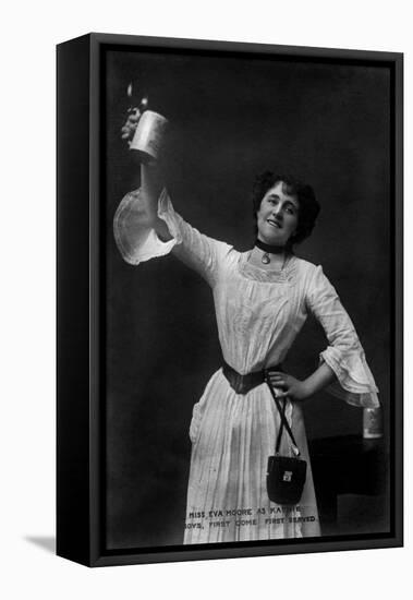 Eva Moore as 'Kathie' in Boys, First Come, First Served, 1903-Ellis & Walery-Framed Stretched Canvas