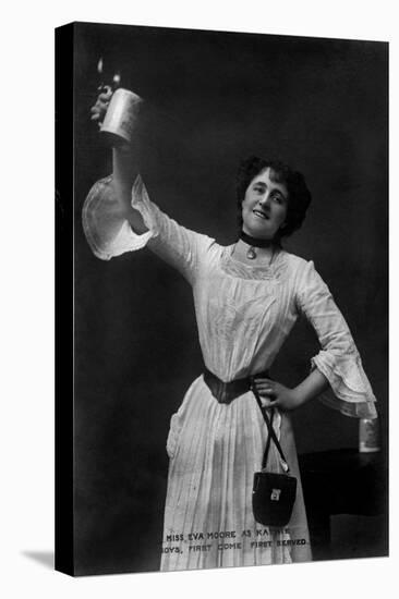 Eva Moore as 'Kathie' in Boys, First Come, First Served, 1903-Ellis & Walery-Stretched Canvas
