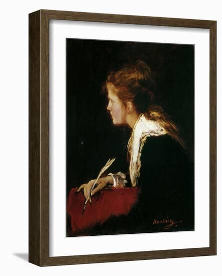 Eva. Studie Zu Milton, 1877-Mihaly Munkacsy-Framed Giclee Print