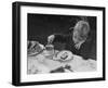 Evacuated London Child Having Tea Outdoors in the Country Where He is Living Temporarily-William Vandivert-Framed Photographic Print