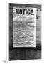 Evacuation Notice-null-Framed Photographic Print