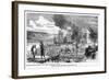 Evacuation of Fort Duquesne, 1758-null-Framed Giclee Print