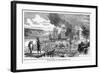 Evacuation of Fort Duquesne, 1758-null-Framed Giclee Print