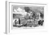 Evacuation of Fort Duquesne, 1758-null-Framed Giclee Print