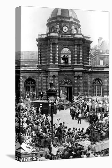 Evacuation of German Wounded after the Surrender of the Senate, Liberation of Paris, August 1944-null-Stretched Canvas