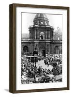 Evacuation of German Wounded after the Surrender of the Senate, Liberation of Paris, August 1944-null-Framed Giclee Print