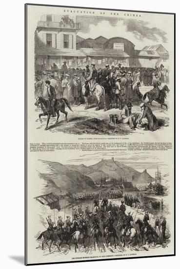 Evacuation of the Crimea-Robert Thomas Landells-Mounted Giclee Print