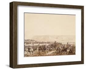 Evacuation of Wounded, Detail, from Battle of Jena, October 14, 1806-Benjamin Zix-Framed Giclee Print