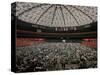 Evacuees from New Orleans Cover the Floor of Houston's Astrodome Saturday-null-Stretched Canvas