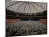 Evacuees from New Orleans Cover the Floor of Houston's Astrodome Saturday-null-Mounted Photographic Print