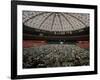 Evacuees from New Orleans Cover the Floor of Houston's Astrodome Saturday-null-Framed Photographic Print