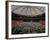 Evacuees from New Orleans Cover the Floor of Houston's Astrodome Saturday-null-Framed Photographic Print