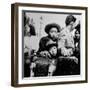 Evacuees of Japan Awaiting Turn for Baggage Inspection upon Arrival at Assembly Center During WWII-Dorothea Lange-Framed Photographic Print