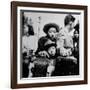 Evacuees of Japan Awaiting Turn for Baggage Inspection upon Arrival at Assembly Center During WWII-Dorothea Lange-Framed Photographic Print