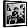 Evacuees of Japan Awaiting Turn for Baggage Inspection upon Arrival at Assembly Center During WWII-Dorothea Lange-Framed Photographic Print