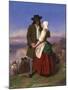 Evangeline and Gabriel-John Faed-Mounted Giclee Print