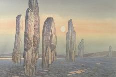 Tall Stones of Callanish, Isle of Lewis, 1986-7-Evangeline Dickson-Framed Giclee Print