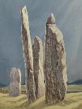 Tall Stones of Callanish, Isle of Lewis, 1986-7-Evangeline Dickson-Framed Giclee Print