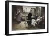 Evangeline Discovering Her Affianced in the Hospital, 1887-89 (Oil on Canvas)-Samuel Richards-Framed Giclee Print
