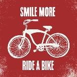 Smile More Ride a Bike-Evangeline Taylor-Art Print