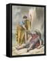 Evangelist Raises Up Christain-H. Castelli-Framed Stretched Canvas