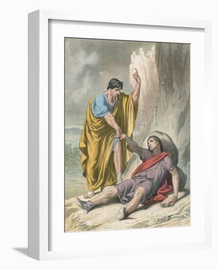 Evangelist Raises Up Christain-H. Castelli-Framed Giclee Print
