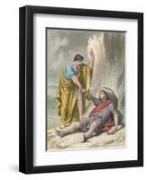 Evangelist Raises Up Christain-H. Castelli-Framed Giclee Print