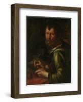 Evangelist Saint Luke-Joachim Wtewael-Framed Art Print