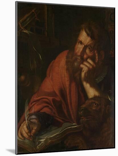 Evangelist Saint Mark-Joachim Wtewael-Mounted Art Print