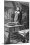 Evangelista Torricelli Invents Barometer-null-Mounted Giclee Print